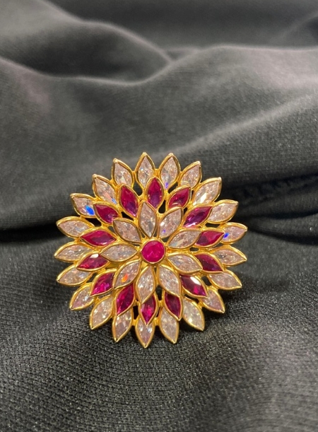 Big flower ring