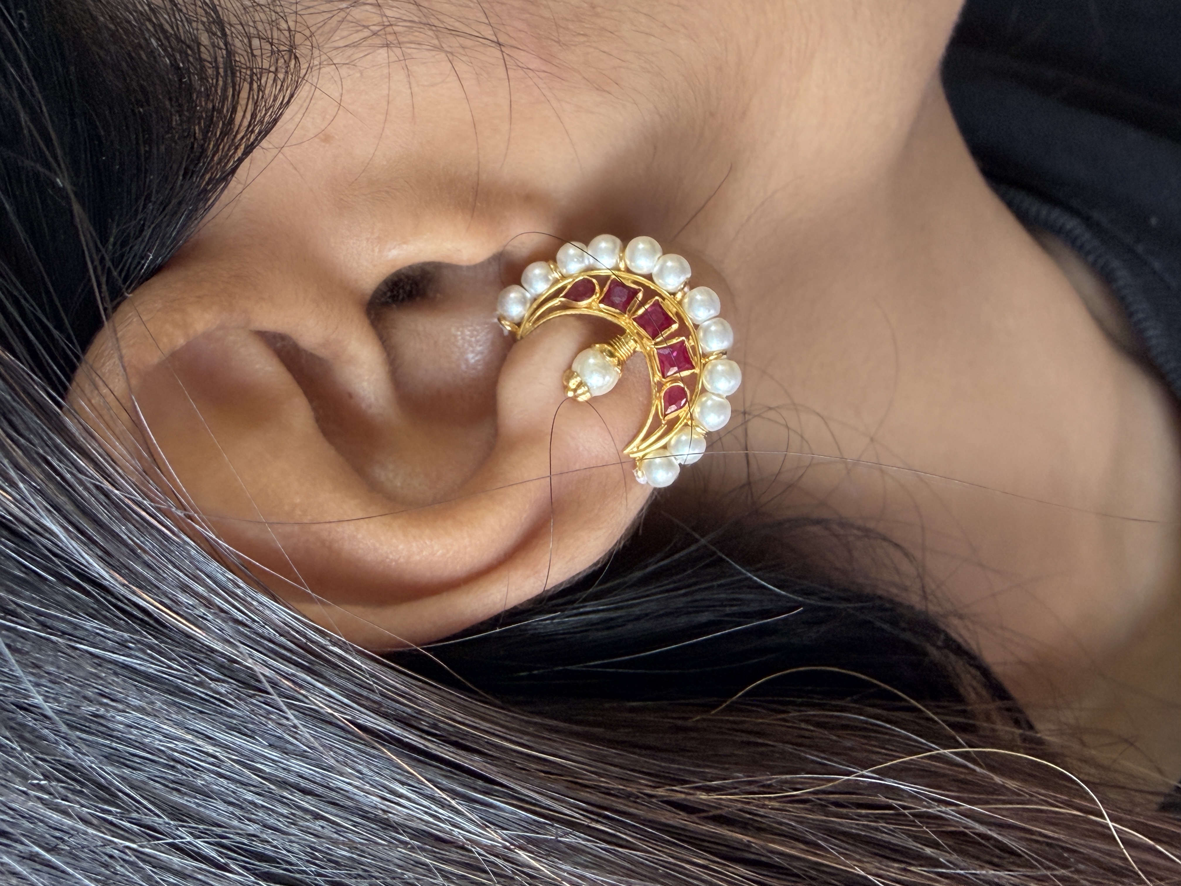 Pearl Bugadi Earrings