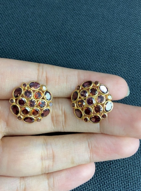 Flower earrings