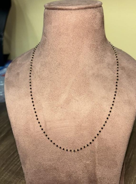 14 kt Minimal Blackbeads chain